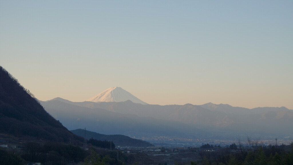 富士山 大沢バス停 山梨市 山梨県 DSC04614