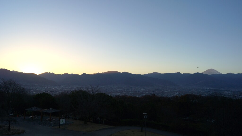 富士山 笛吹川フルーツ公園 山梨市 山梨県 DSC03248