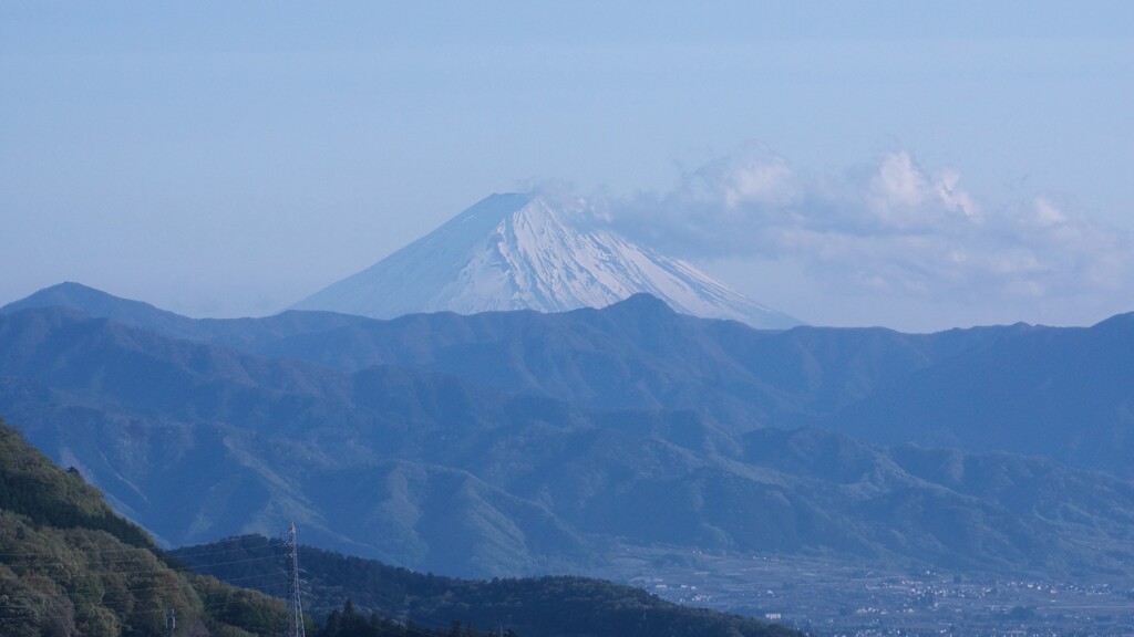 富士山 大沢バス停 山梨市 山梨県 DSC08357