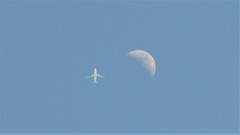 月並みな飛行機 山梨市山梨県 DSC00577