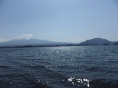 河口湖　富士山　山梨県　