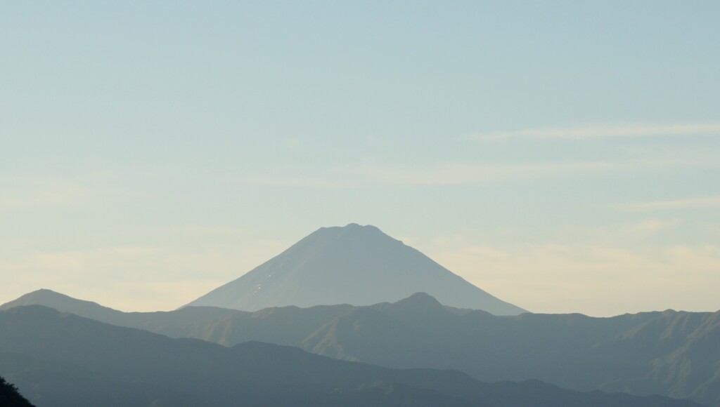 富士山 大沢バス停 山梨市 DSC06045