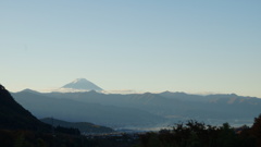 富士山 大沢バス停 山梨市 DSC06112