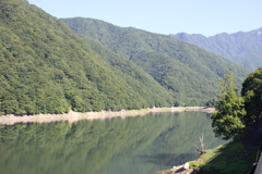 広瀬湖　雁坂トンネル　山梨市