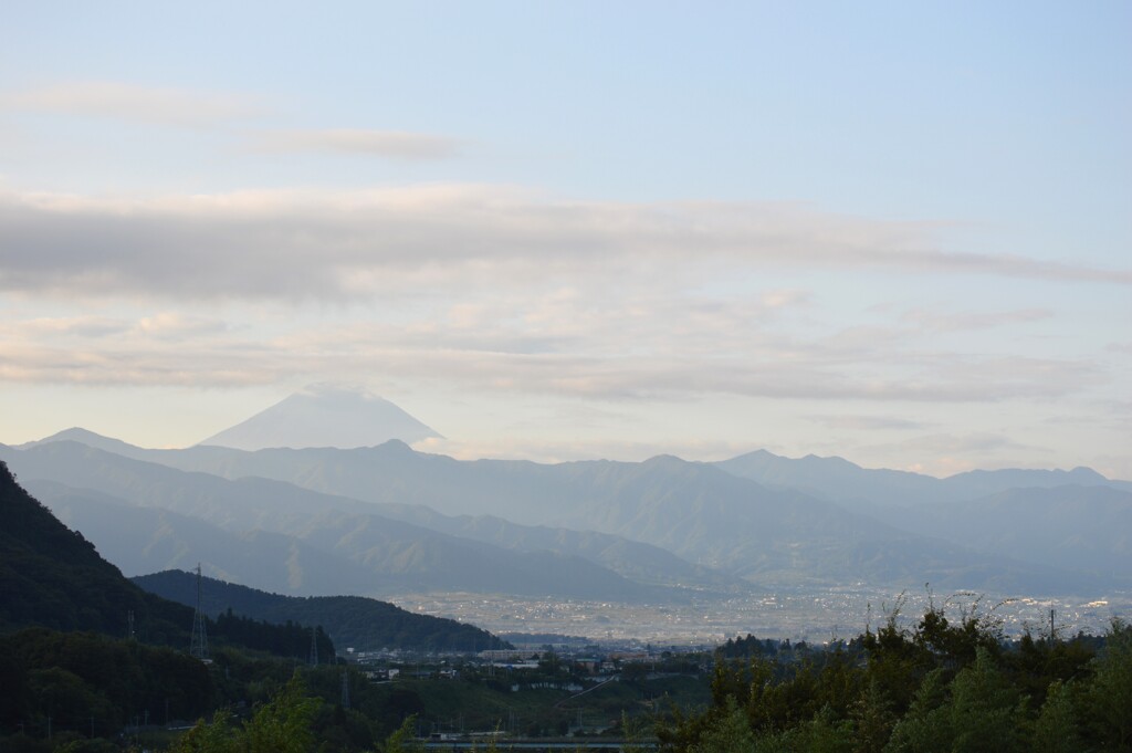 富士山 大沢バス停 山梨市 山梨県 DSC_0001