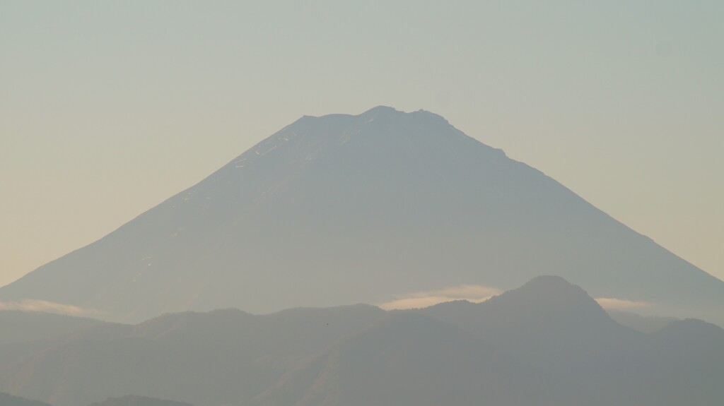 富士山 大沢バス停 山梨市 DSC07691