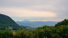 富士山 大沢バス停 山梨市 山梨県 DSC01291