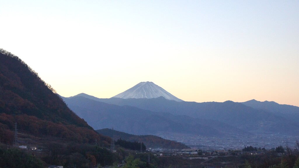 富士山 大沢バス停 山梨市 山梨県 DSC03244