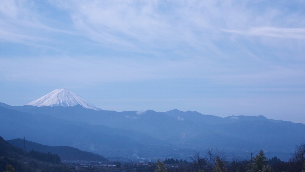 富士山 大沢バス停 山梨市 山梨県 DSC08297
