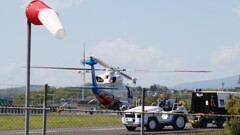ヘリコプター 日本航空学園 山梨県甲斐市 DSC03031