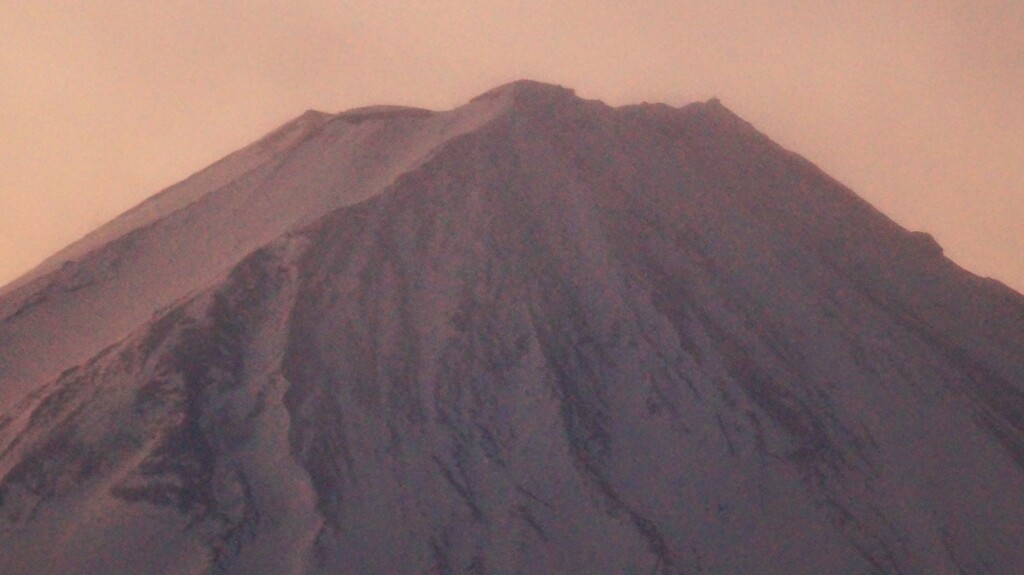 朝焼け 富士山 笛吹川フルーツ公園 山梨市 山梨県 DSC05435