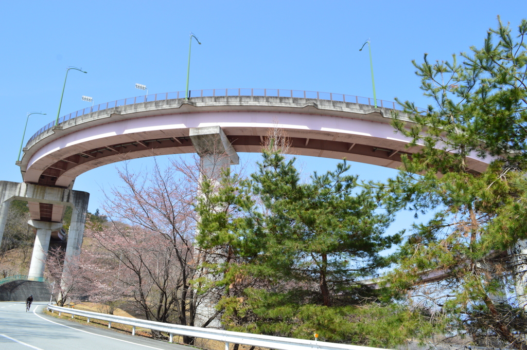 桃花橋ループ 芦安入口 南アルプス市