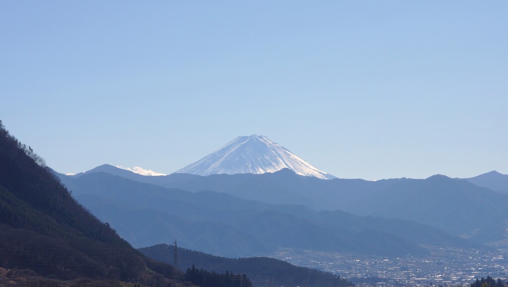 富士山 大沢バス停 山梨市 山梨県 DSC08046