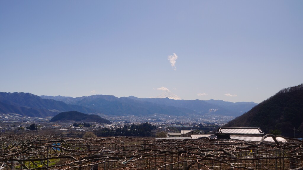 富士山 中牧城（浄古寺城）山梨市 山梨県 DSC04532