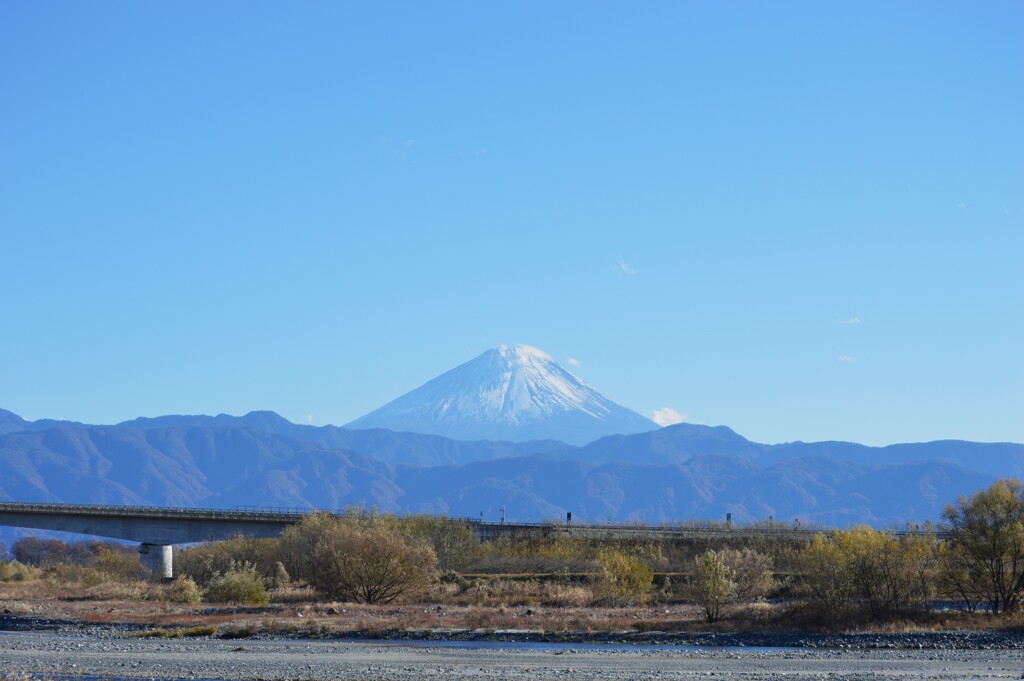 富士山 双葉水辺公園 甲斐市 山梨県 DSC_0035