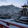 雪の早朝 高山市
