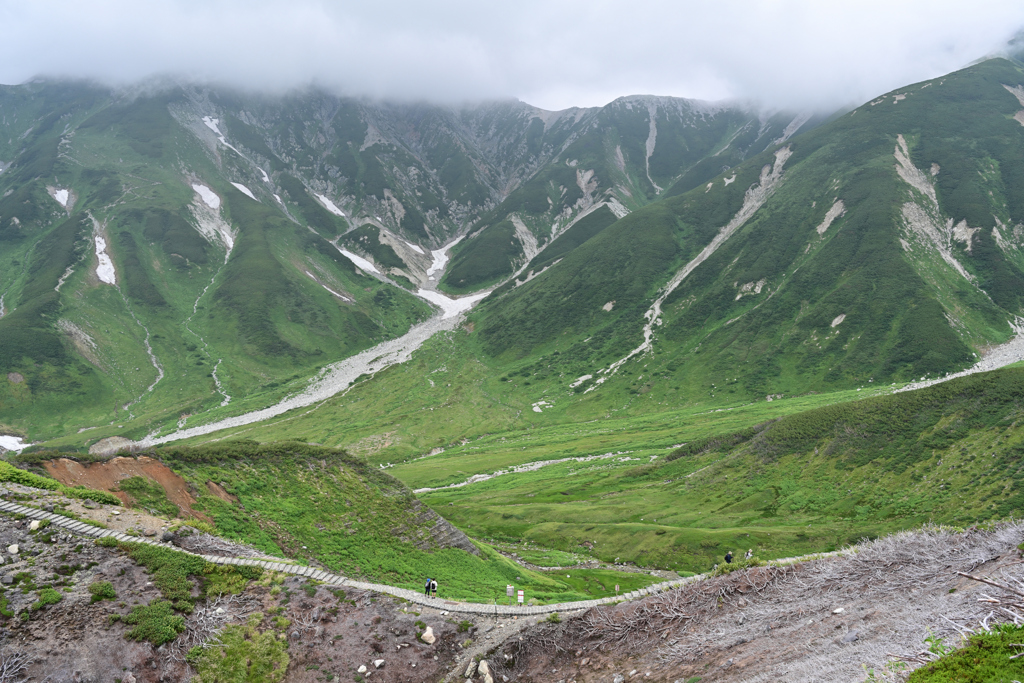 立山室堂　雷鳥沢キャンプ場付近