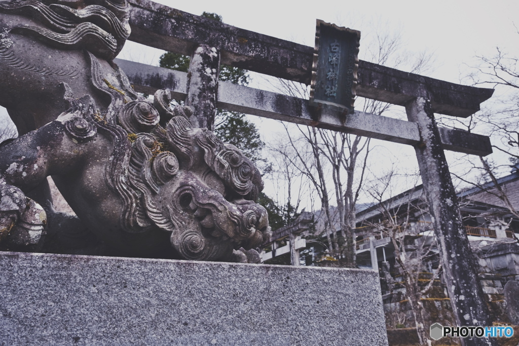 山奥にある神社