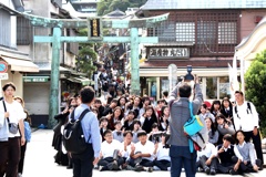 修学旅行。