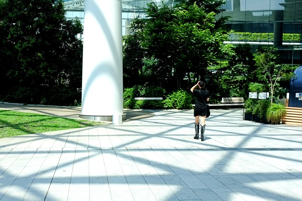暑い夏。