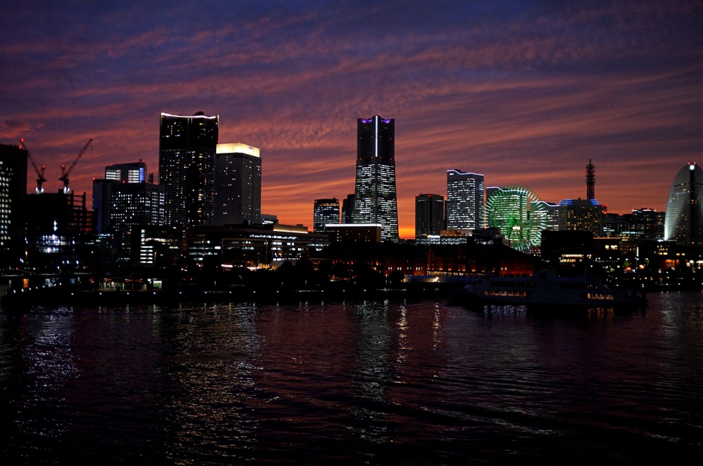 夜景。