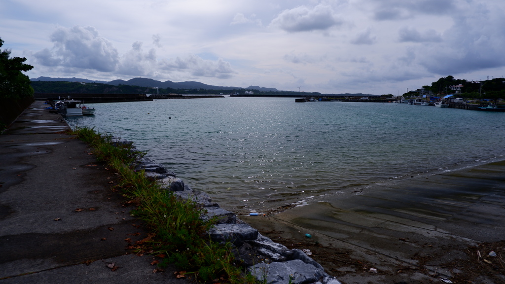 古宇利島　港