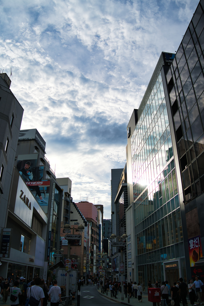 渋谷センター街の光