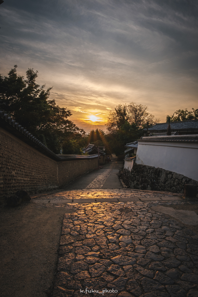 裏参道　夕景