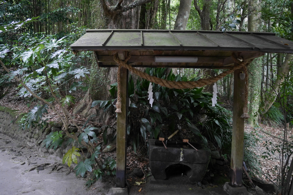 潮嶽神社 手水舎