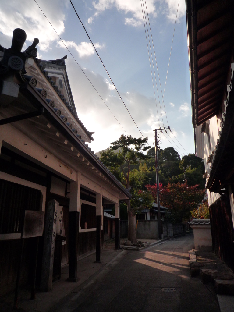 御手洗の町並み 夕景