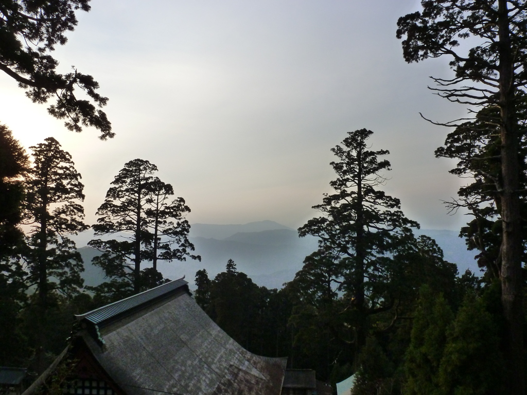 英彦山神宮 夕景