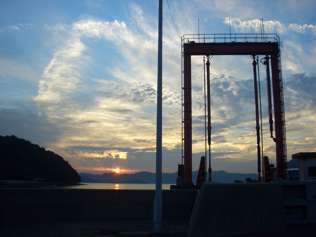 大三島 夕景