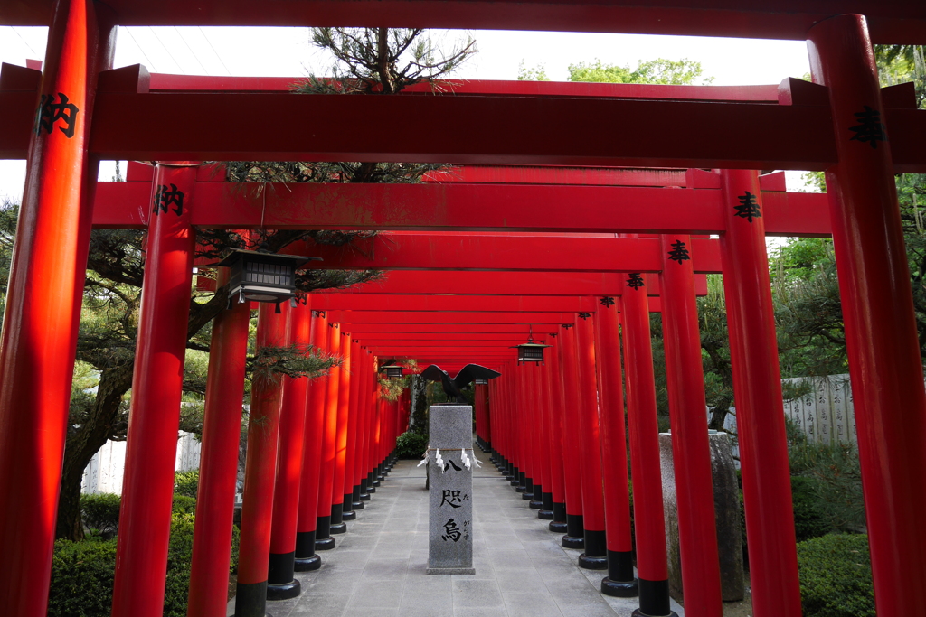 田村神社 裏参道