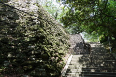 徳島城 本丸東石垣