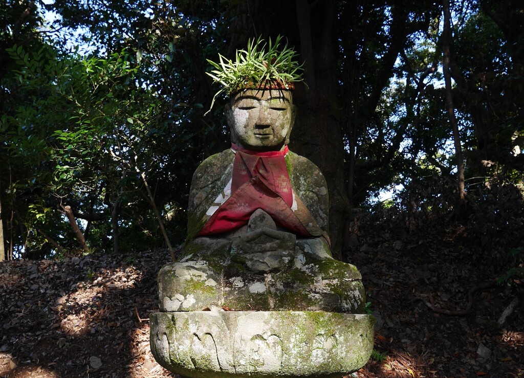 緑髪のお地蔵様