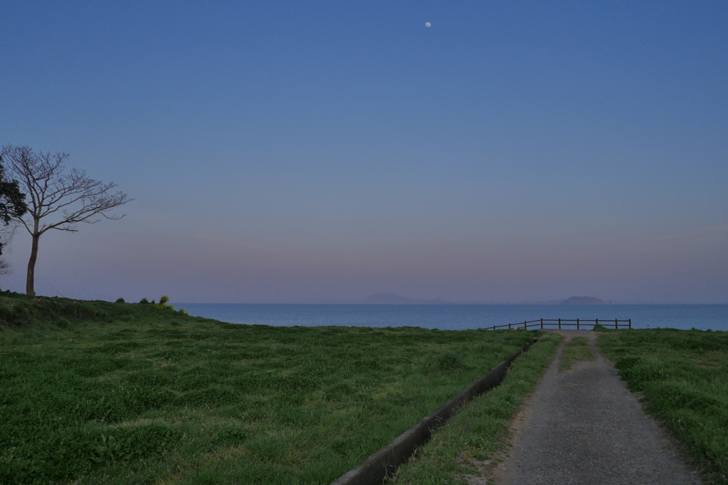 原城跡　黄昏