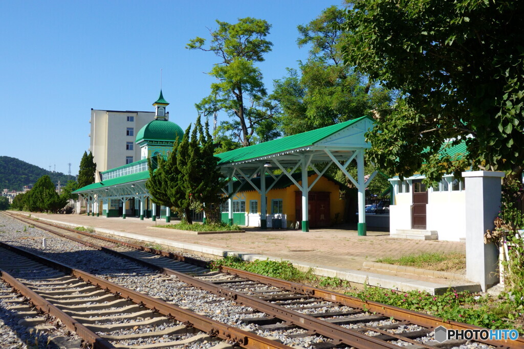 旅順駅ホーム
