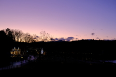 X'masの日の夕暮れ
