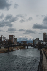 橋の上から