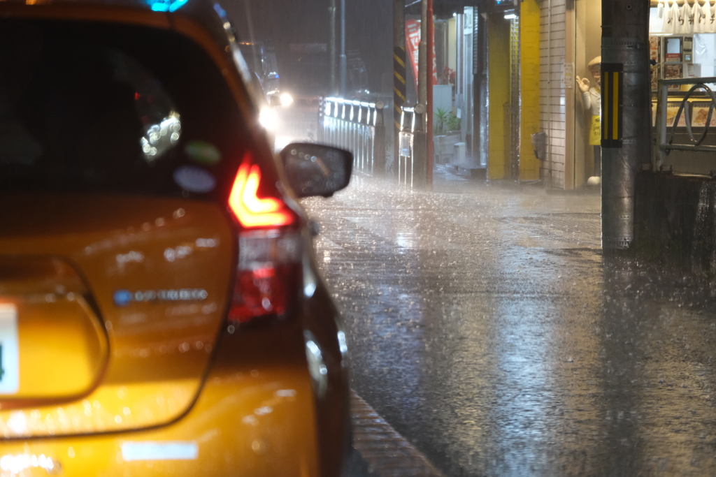 豪雨と天才