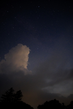 雲と星