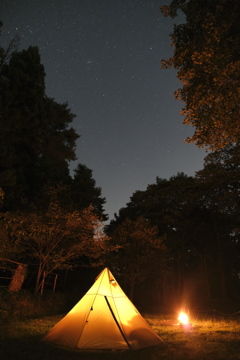 星空キャンプ