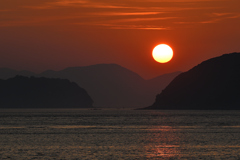 ８月末の疲れた太陽