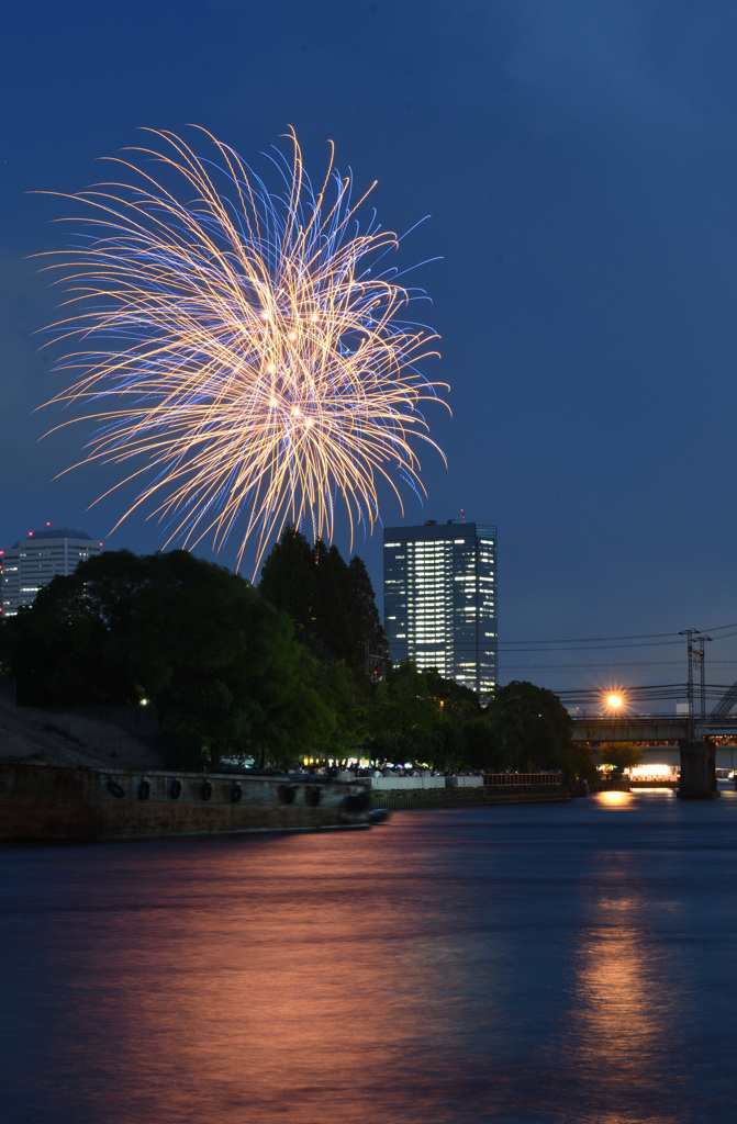 天神様の花火　この数年をしのぶ