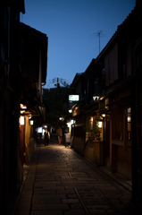 祇園白川の夜