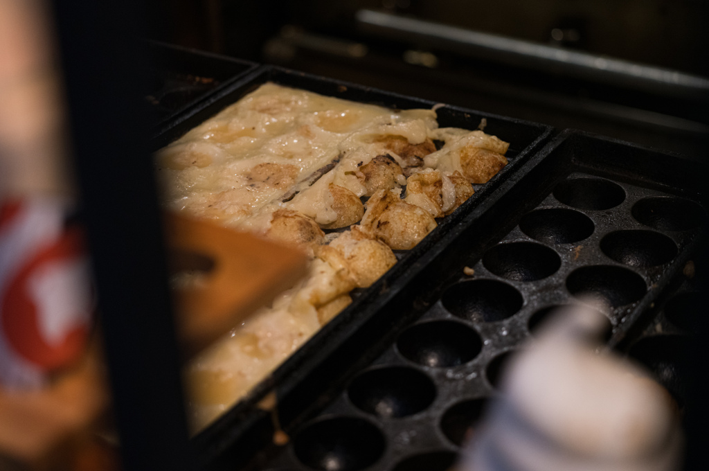 たこ焼き中