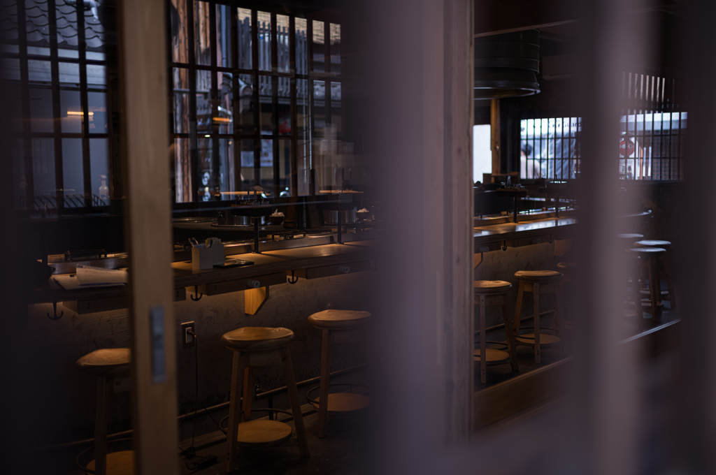 開店準備中