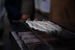 蒲焼き中