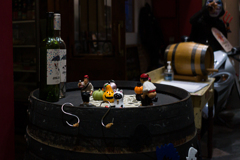 樽の上のハロウィン