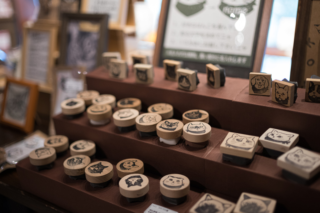 猫猫寺　スタンプいっぱい